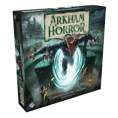 Arkham Horror 3. Edition - Geheimnisse des Ordens Erweiterung - Gesellschaftsspiel für 1-8 Spieler, erweitert das Grundspiel mit neuen Charakteren und spannenden Missionen für ein noch intensiveres Spielerlebnis.