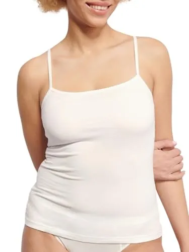 Sloggi Ever Ease Spaghetti Top Weiß Baumwolle Large Damen von sloggi