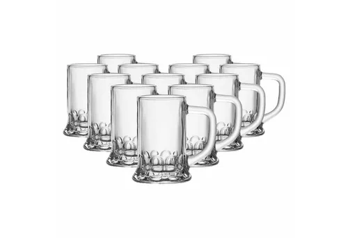 Ritzenhoff & Breker Seppl Schnapsglas 12er Set - Stilvolles 12er Set Seppl Schnapsgläser (40 ml) im Miniatur-Bierkrug-Design. Ideal für Geselligkeit und unterwegs – einfach umhängen und genießen! Spülmaschinenfest und aus hochwertigem Porzellan.