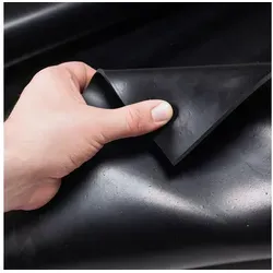 ANRO Gummimatte Glatt Bodenbelag SBR Gummi Antirutschmatte Gummiläufer, Einzelstück, 1-St., Ein Zuschnitt nach Ihrer Auswahl, Glatt schwarz 100 cm x 70 cm x 3 mm