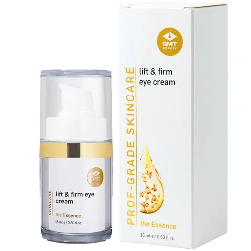 GMT Beauty Lift and Firm Eye Cream – Augencreme gegen Falten und Augenringe, Augenringe entfernen, intensive Augencreme gegen Tränensäcke für strahlende Augenpartie