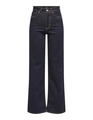 ONLY Onlmadisonblush Hw Wide Sb DNM Rea02Noos Jeans - Jeans für Jugendliche mit weiterem Beinschnitt für einen lässigen Look und hohen Tragekomfort.