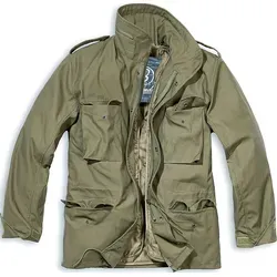 Brandit M65 Classic Jacket XL - Olive - Funktionsjacke im klassischen US-Feldjacken-Stil, pflegeleicht, robust und mit ausknöpfbarem Innenfutter für optimalen Tragekomfort und viel Stauraum.