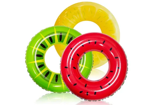 sloosh Schwimmring SLOOSH 3x aufblasbarer Glitzer-Schwimmreifen, 32.5