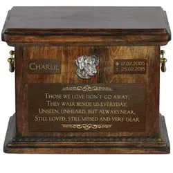 Rhodesian Ridgeback Personalisierte Hundeurne mit Gravur von Art-Dog