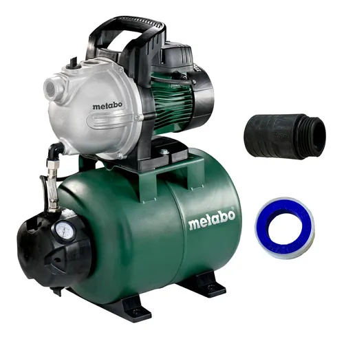 Metabo Hauswasserwerk HWW 4000 25 G - Leistungsstarkes Klarwasserpumpen für Bewässerung und Förderung, ideal für Garten und Haus