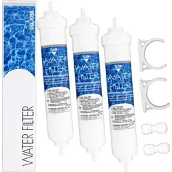 3er Set DD-7098 Wasserfilter für Bosch Siemens Daewoo Kühlschränke - Hochwertige DD-7098 Wasserfilter für Bosch, Siemens, Daewoo und Neff Kühlschränke. Mit Aktivkohle zur Verbesserung des Wassergeschmacks und zur Reduzierung von Verunreinigungen. Ideal für externen Einsatz, inklusive Zubehör.