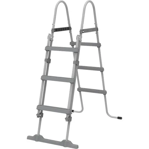 Avenli Sicherheitsleiter 115 x 76 x 150 cm für Pools bis 109 cm Höhe grau