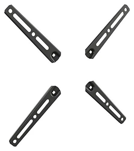 RICOO VESA Adapter universal TV Wandhalterung Fernseher Halterung für 32-55 Zoll, VA0200 Erweiterung 200x200 auf 400x400 smart Fernsehhalterung schwarz
