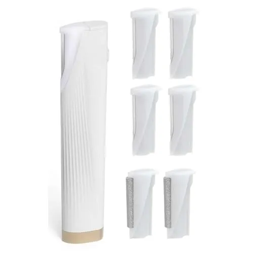 Cool-i® Elektrisches Dermaplaning-Gerät für Frauen mit LED, 3 Stufen, schmerzfrei, Mini-Rasierer inkl. 6 Klingen – Gesichtspeeling & Haarentfernung