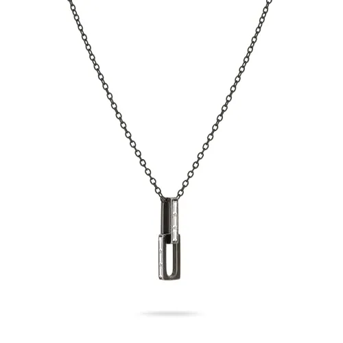 Liebeskind Berlin Halskette LJ-1367-N-45 IP burnished black in schwarz von Liebeskind Berlin