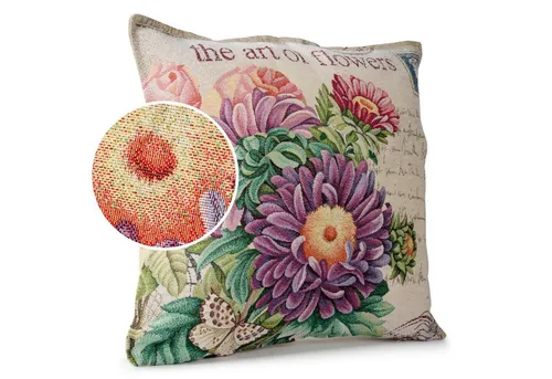 ANRO Dekokissen Kissenbezug Kissenhülle Deko Kissen Gobelin mit oder ohne Füllung, Jacquard Gobelin