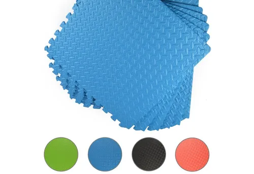 Apollo Premium EVA Puzzlematten Set – Rutschfeste Fitnessmatte mit 6 Teilen - Die Apollo Premium Fitnessmatte aus EVA bietet vielseitige Einsatzmöglichkeiten für Ihr Training. Mit 6 individuell anpassbaren Matten und Randabschlüssen ist sie ideal für Fitness, Yoga und als Bodenschutz. Einfach zu reinigen und zu verstauen.