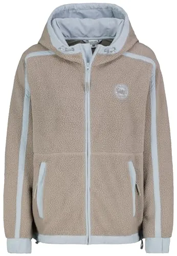 Sublevel Damen Fleece Kapuzenjacke Slate Grey D20001M02793A2-XS