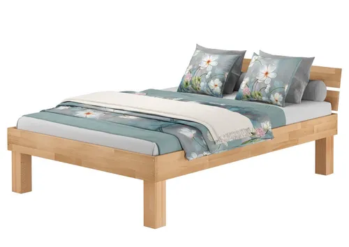 ERST-HOLZ Seniorenbett Massivholzbett Buche - Ein hochwertiges Massivholzbett aus Buche mit wählbarer Sitzhöhe von 36 cm oder 46 cm, ideal für Senioren. Flexibel und robust – perfekt für jedes Schlafzimmer.