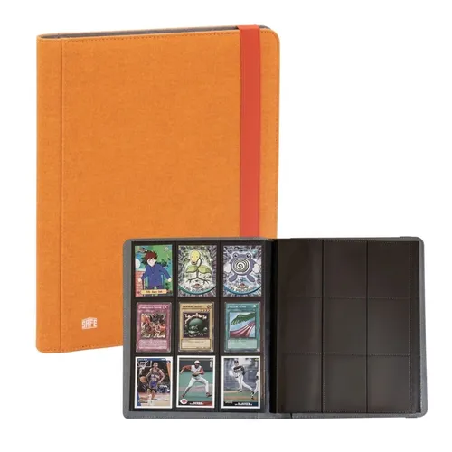 Safe Sammelalbum „Color“ orange für Trading Cards, Sportkarten Nr. 700-6 Neu