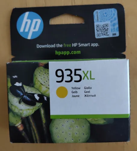 HP 935 XL Druckerpatrone Gelb (C2P26AE) - Originalpatrone mit hoher Reichweite für bis zu 825 Seiten, ideal für OfficeJet Pro 6230 & 6830