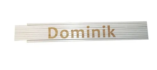 Zollstock Dominik 2 m weiß Zollstock