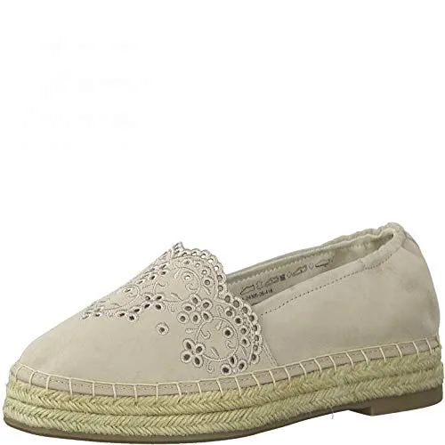 Tamaris Damen Espadrilles mit Touch It-Fußbett - Espadrilles für Damen, umflochten und leicht, bieten optimalen Tragekomfort dank Touch It-Fußbett – perfekt für den Sommer!