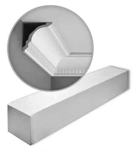 Orac Decor Eckprofil CX107 - 13 Zierleisten Set - Eckprofile aus Duropolymer, vorgrundiert, leicht und extrem formstabil. Ideal für stilvolle Decken- und Wandgestaltungen im Innen- und Außenbereich, 26 m Gesamtlänge.