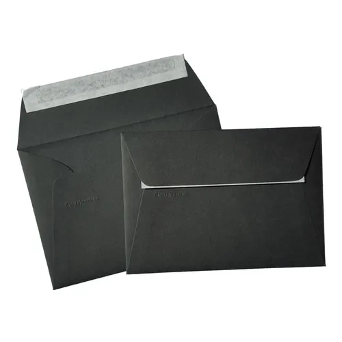 Briefumschläge Schwarz von Pollen by Clairefontaine