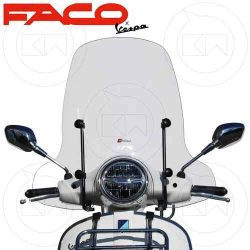 Bildschirm Transparent Windschutzscheibe Piaggio VESPA GTS 125 300 2023 Komplett