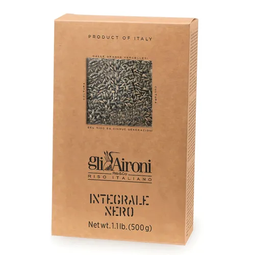 Schwarzer Vollkornreis Integrale Nero.