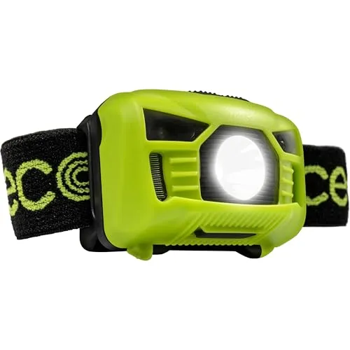 Luceco LED-Inspektionskopflampe mit USB-Anschluss und PIR-Bewegungssensor, 5 Leuchtmodi, einstellbar, wiederaufladbar, Inspektionsleuchten, gut sichtbar, IK04, 3W, 150lm, 6500K, LILH15P65