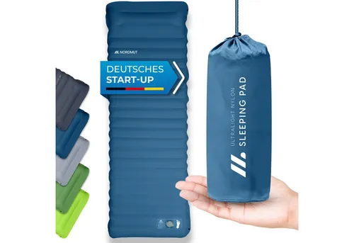 Nordmut Isomatte NORDMUT® Selbstaufblasend 10cm blau von Nordmut
