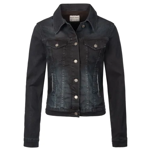 Rock Creek Jeansjacke Regular Fit - Klassische Damen Jeansjacke von Rock Creek, Regular Fit mit zwei Brusttaschen und spitzen Kragen, ideal für lässige Outfits und vielseitig kombinierbar.