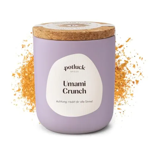 Potluck Umami Crunch Würzmischung 75 g im Keramiktopf