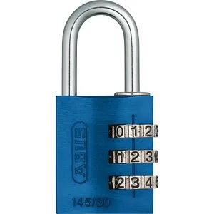 ABUS Vorhängeschloss ABUS 145/30 blau, 1 St.