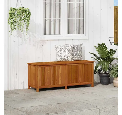 Garten-Aufbewahrungsbox aus Akazienholz 150x50x58 cm