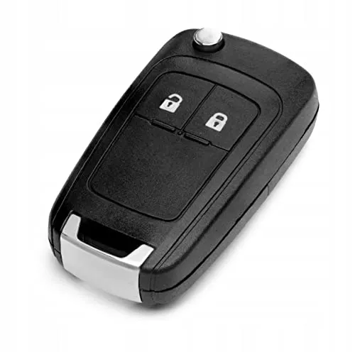 AWPARTS - Autoschlüssel-gehäuse - Funkschlüssel-Gehäuse - KFZ Fernbedienung Gehäuse Kfz-Schlüssel-Gehäuse kompatibel mit Opel Insignia Astra J Zafira