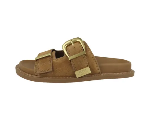 STEVE MADDEN Pantoletten aus Leder in Braun - Größe 41 EU - Stylische braune Pantolette aus hochwertigem Leder, ideal für lässige Outfits. Bequem und leicht zu tragen mit einem Blockabsatz für zusätzlichen Komfort.