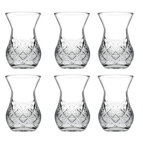 Produktbild Pasabahce TIMELESS 42881 Teegläser KURVIG 155 ml 6 Stück