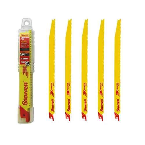 Starrett Mehrzweck-Säbelsägeblatt - 5 Stück BT12610-5 Bi-Metall 300 mm/12
