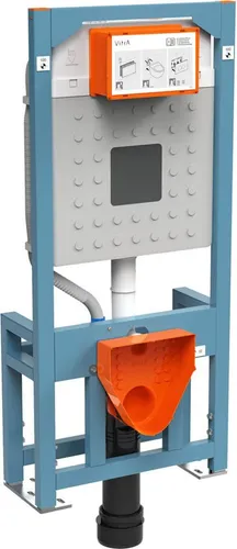 Schnellmontage-UP-WC-Spülkasten 3/6 lt für leichte Gipskartonwände, 12cm, Bodenmontage | 762-4800-01