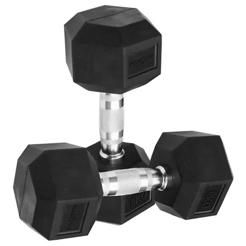 Sporttrend 24® Hexagon Hantel 2x5kg – Ideal für Bodybuilding - Praktische Hexagon Hanteln für das Fitnessstudio und Zuhause. Robuste Bauweise, ideal für Krafttraining und vielseitige Übungen.