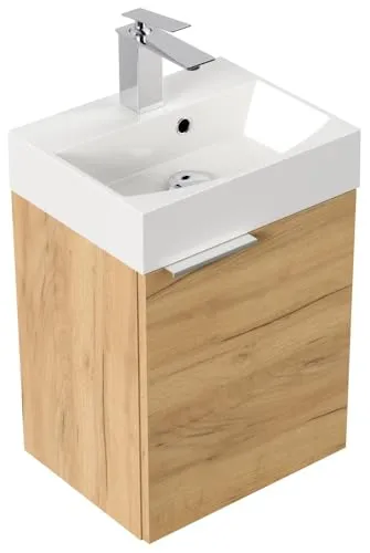 Gäste WC Badmöbel Kubus Slimline 40cm SoftClose