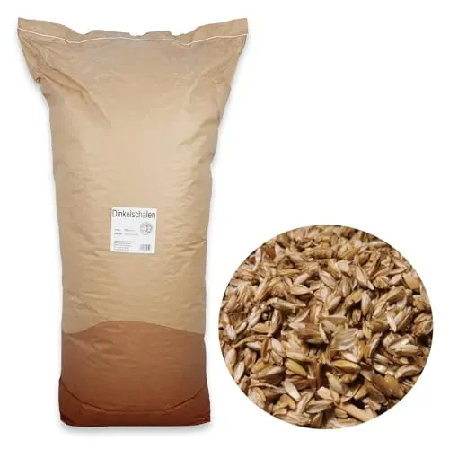 Produktbild Dinkelspelz gereinigt 100 Liter Dinkelspreu direkt von der Rätze-Mühle 10 kg Dinkelschalen