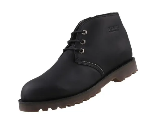 Sendra Boots 15993 gefüttert - Sprinter Negro Stiefel für Herren - Hochwertige Herrenstiefel aus geöltem Nubukleder, gefüttert mit wärmendem Teddyfleece für höchsten Komfort. Robuste Laufsohle mit 30mm Blockabsatz, handgefertigt in Spanien.