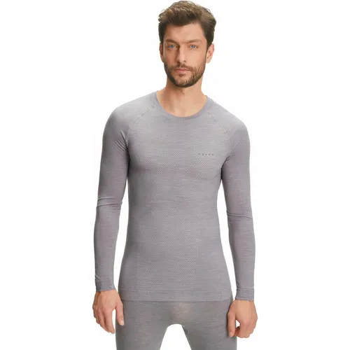 Falke Herren Langarmshirt Wool-tech Light grey-heather (3757) (3757) XL
