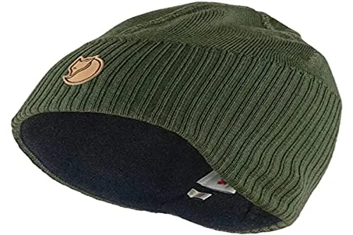 Fjällräven Keb Stormblocker Beanie laurel green (625) OneSize - Mützen & Stirnbänder für Skitourengeher, winddichte Rippenstrick-Mütze mit warmem Stormblocker-Fleece für optimalen Kälteschutz und Atmungsaktivität.