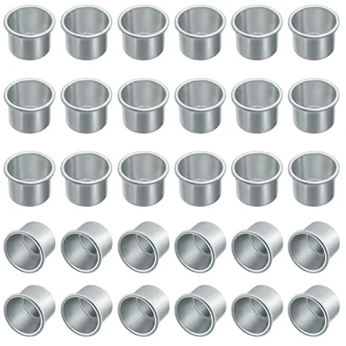 30 Stück Kerzenhalter für Stabkerzen aus Metall - Kerzenständer für zylindrische Kerzen, aus hochwertiger Aluminiumlegierung, hitzebeständig und langlebig – ideal für Hochzeiten und Feierlichkeiten.