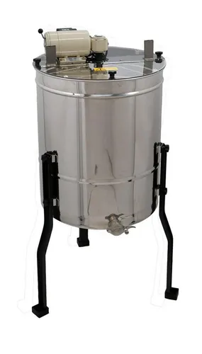 Honigschleuder 4/8 Waben Edelstahl mit 110W Motor von Bienenwagner.de