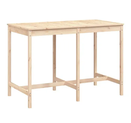 Gartentisch aus Kiefernholz 159,5x82,5x110 cm - Robuster Gartentisch aus Kiefernholz, ideal für den Außenbereich. Mit natürlicher Optik und großzügiger Fläche für gesellige Runden. Perfekt für entspannte Stunden im Garten.