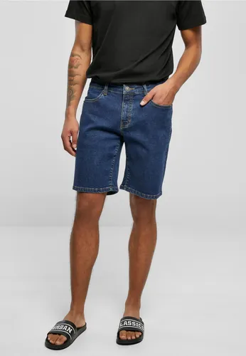 Relaxed Fit Jeans Shorts mid indigo washed 36