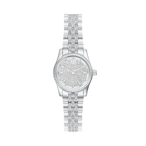 Michael Kors Lexington Damenarmbanduhr 26mm - Elegante 26-mm-Damenarmbanduhr mit präzisem Quarzwerk, kratzfestem Mineralglas und individuell anpassbarem Edelstahlband. Wasserdicht bis 50 m, ideal für alltägliche Anlässe.