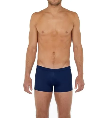 HOM Herren Boxer de bain SEA Life Badehose, Marine, S - Badehosen für Herren, stylisches SEA Life Design und bequemer Sitz für unvergessliche Strandtage.